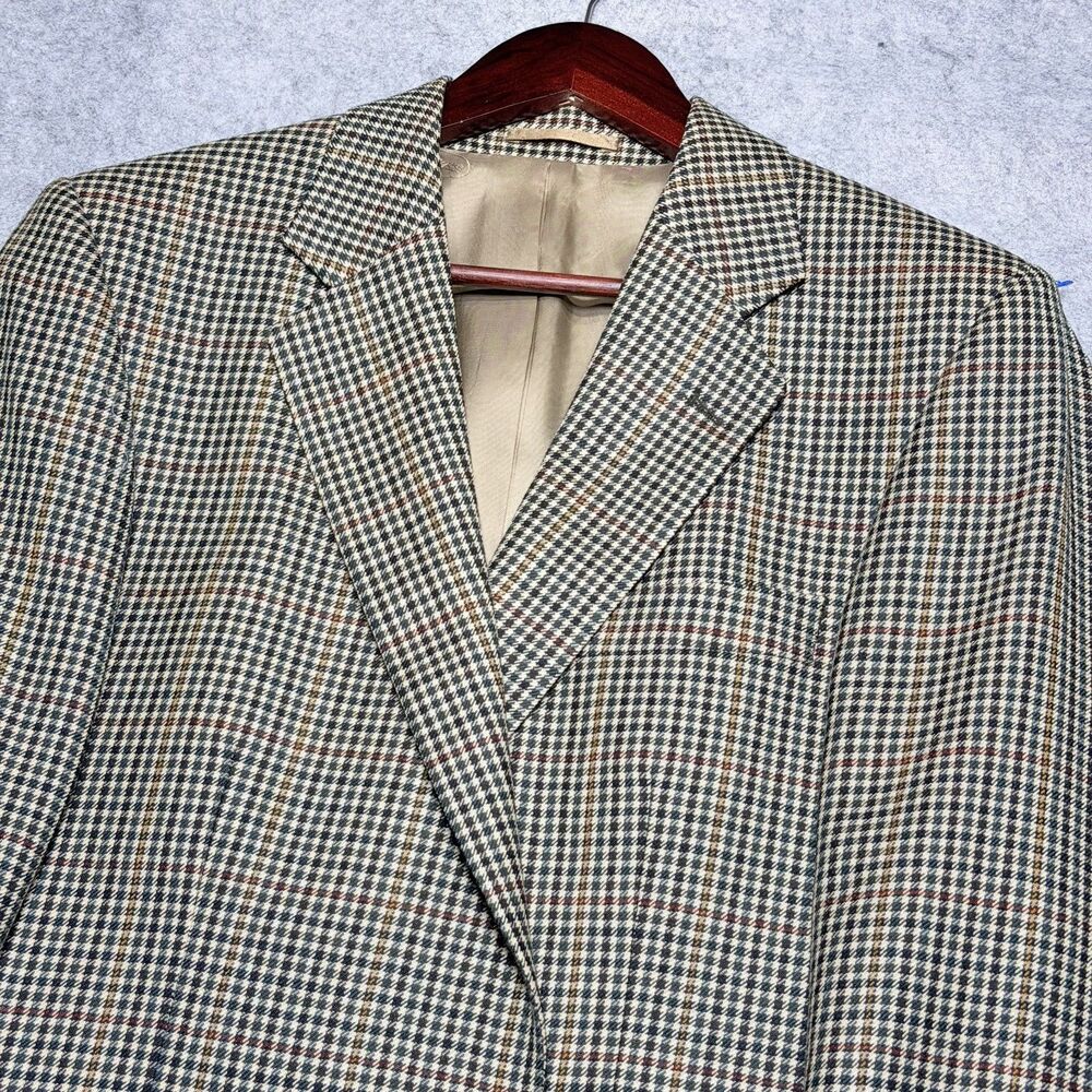 LNWOT Magee Baron of Piccadilly Mens Sport Coat ~40R Green Gunclub Plaid